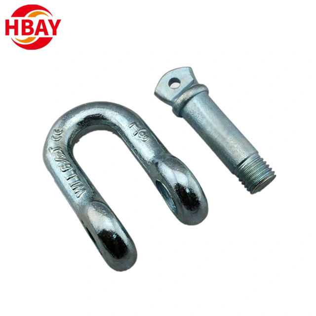 Custom Private Label Shackle G210 Screw Pin European Type Dee Shackle Spot Wholesale